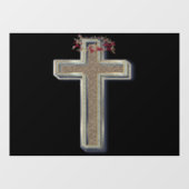 Venster Sticker zwarte achtergrond (Vel)