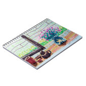 Venster Thee en Bloemen Notitieboek (Linkerzijde)