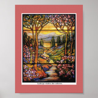  venster Tiffany Poster