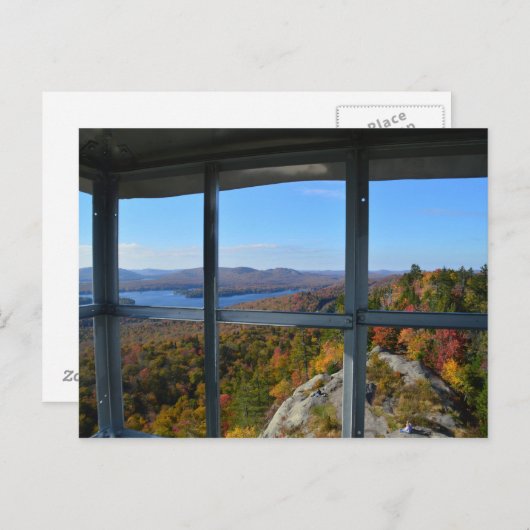 Venster tot Bald Mountain Briefkaart (Voorkant / Achterkant)