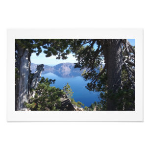 "Venster tot water" Crater Lake Foto Prints Afdruk