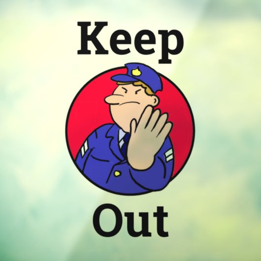 Venster Transparant uithoudingsbord Raamsticker (Vel 3)