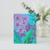 Venster Tuingboomgaard bloemen Kunstschilderijen Briefkaart (Staand voorkant)