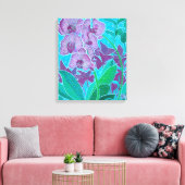 Venster Tuingboomgaard bloemen Kunstschilderijen Canvas Afdruk (Insitu (Woonkamer))