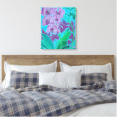 Venster Tuingboomgaard bloemen Kunstschilderijen Canvas Afdruk (Insitu (Slaapkamer))
