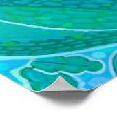 Venster Tuingboomgaard bloemen Kunstschilderijen Poster (Hoek)