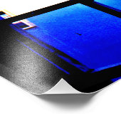 Venster Uitzicht Foto Afdruk (Hoek)