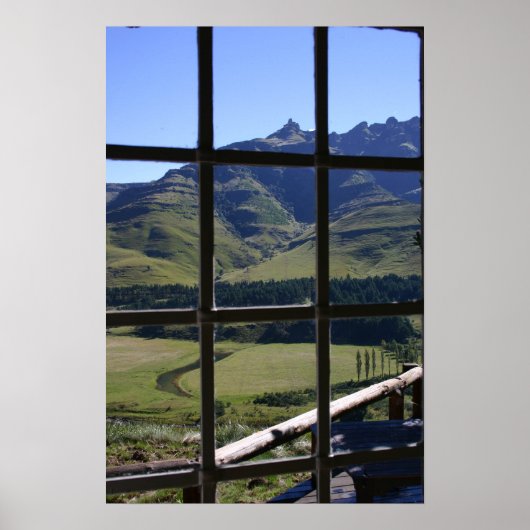 Venster Uitzicht Poster (Voorkant)