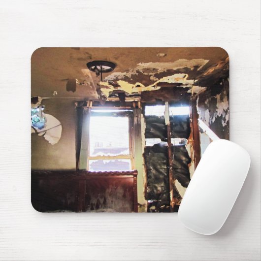 Venster van armoede muismat (Met muis)