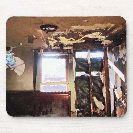 Venster van armoede muismat (Voorkant)