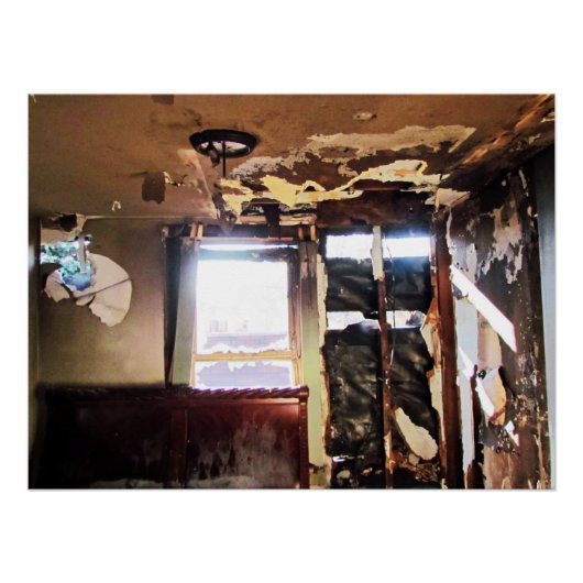 Venster van armoede perfect poster (Voorkant)