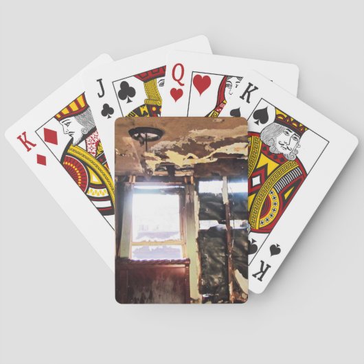 Venster van Armoede Pokerkaarten (Achterkant)