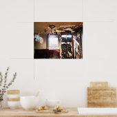 Venster van armoede poster (Keuken)