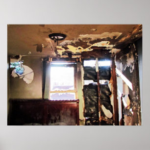 Venster van armoede poster