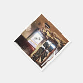 Venster van armoede servet (Hoek)