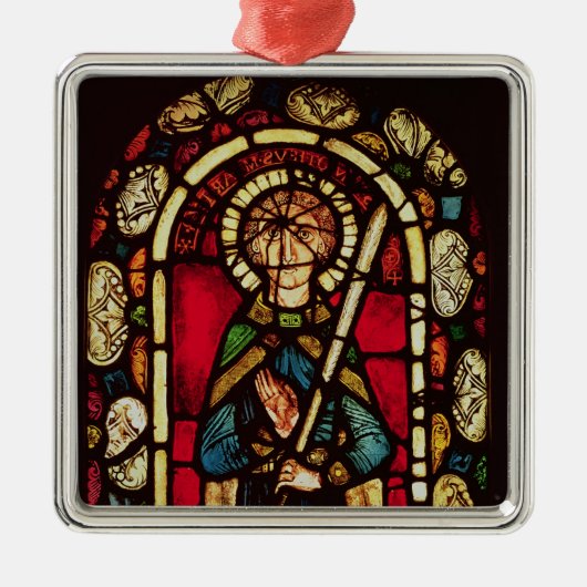 Venster van St. Timothy Metalen Ornament (Voorkant)