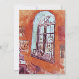 Venster van Vincent van Gogh's atelier in het asie