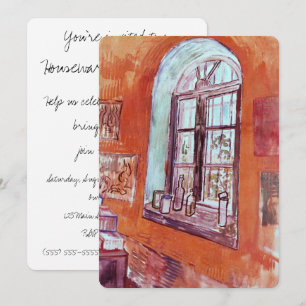 Venster van Vincent van Gogh's Studio op het Asiel Kaart