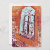 Venster van Vincent van Gogh's Studio op het Asiel Kaart (Voorkant)