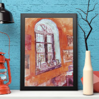 Venster van Vincent van Gogh's Studio op het Asiel