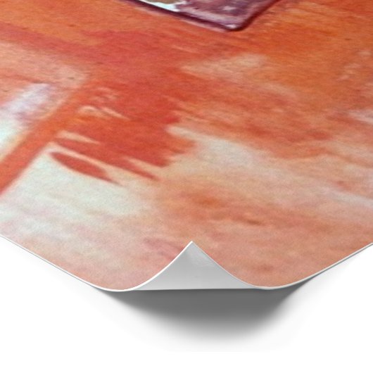 Venster van Vincent van Gogh's Studio op het Asiel Poster (Hoek)