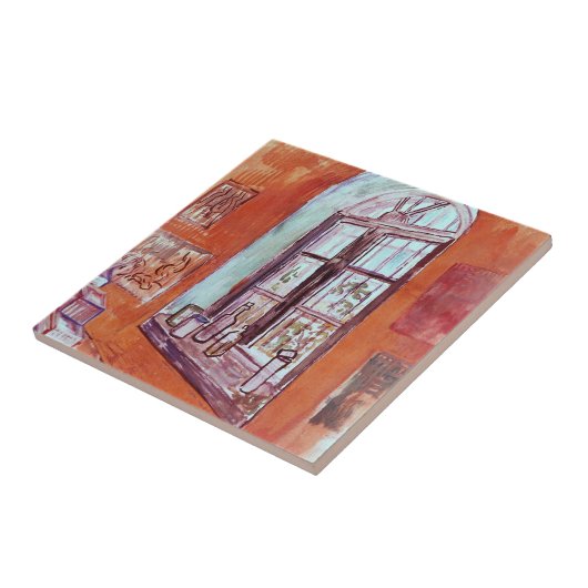 Venster van Vincent van Gogh's Studio op het Asiel Tegeltje (Zijkant)