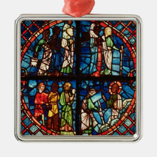 Venster vanaf het kapel van de Maagd Metalen Ornament