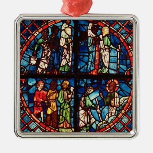 Venster vanaf het kapel van de Maagd Metalen Ornament (Voorkant)