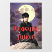 Venster vastklampen - Dracula Junior Raamsticker (Vel)