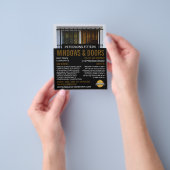 Venster, venster en deuren Fitter-bedrijf Flyer (Hand)