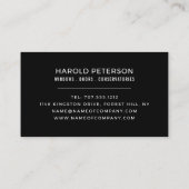 Venster, venster en deuren Fitter-bedrijf Visitekaartje (Achterkant)