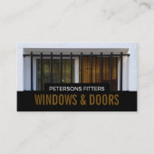 Venster, venster en deuren Fitter-bedrijf Visitekaartje (Voorkant)