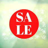 Venster Verkoop van modern winkelvenster Knippen Raamsticker (Vel 3)