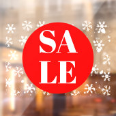 Venster Verkoop van modern winkelvenster Knippen Raamsticker (Vel 2)