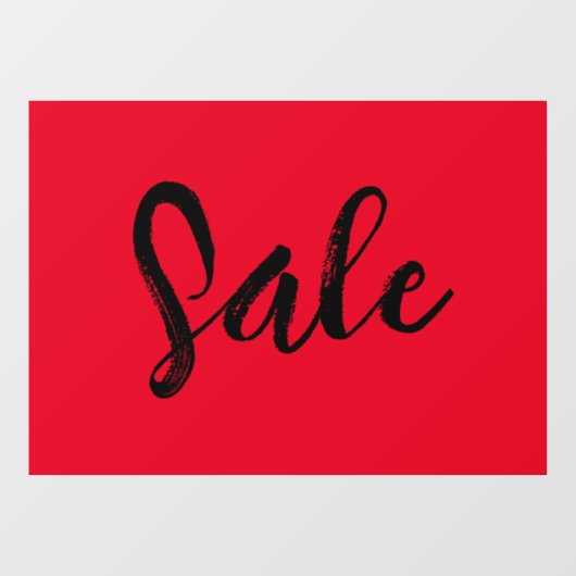 Venster Verkoopteken, Boetiekverkoopteken, Modern Raamsticker (Vel)