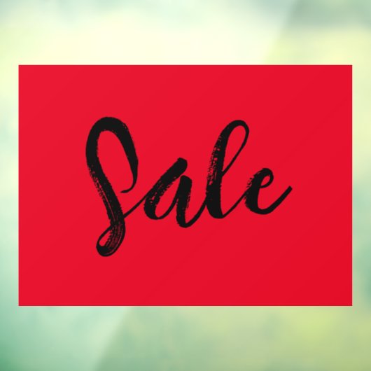 Venster Verkoopteken, Boetiekverkoopteken, Modern Raamsticker (Vel 3)