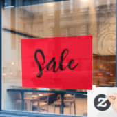 Venster Verkoopteken, Boetiekverkoopteken, Modern Raamsticker (Cafe Raam)