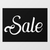 Venster Verkoopteken, Boetiekverkoopteken, Modern Raamsticker (Vel)