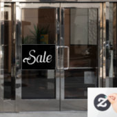 Venster Verkoopteken, Boetiekverkoopteken, Modern Raamsticker (Kantoordeur)
