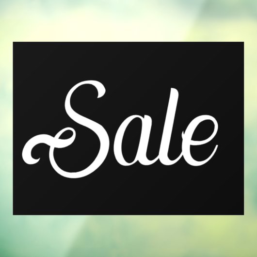 Venster Verkoopteken, Boetiekverkoopteken, Modern Raamsticker (Vel 3)