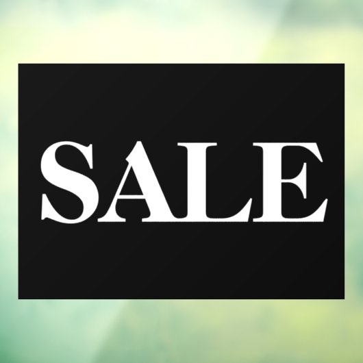 Venster Verkoopteken, Boetiekverkoopteken, Modern Raamsticker (Vel 3)