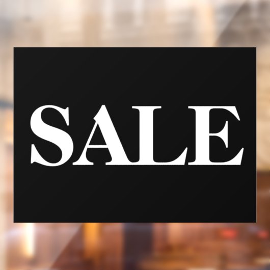 Venster Verkoopteken, Boetiekverkoopteken, Modern Raamsticker (Vel 2)