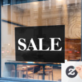 Venster Verkoopteken, Boetiekverkoopteken, Modern Raamsticker (Cafe Raam)