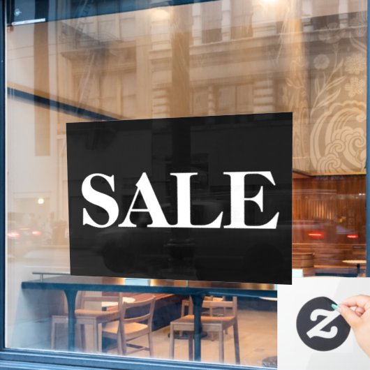 Venster Verkoopteken, Boetiekverkoopteken, Modern Raamsticker (Cafe Raam)