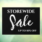 Venster Verkoopteken, Boetiekverkoopteken, Modern Raamsticker (Vel 3)