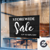 Venster Verkoopteken, Boetiekverkoopteken, Modern Raamsticker (Cafe Raam)