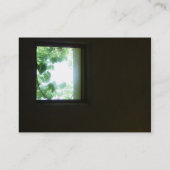 Venster Visitekaartje (Achterkant)