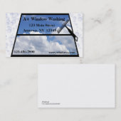 Venster Visitekaartje wassen (Voorkant / Achterkant)