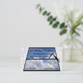 Venster Visitekaartje wassen (Staand voorkant)