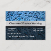 Venster Visitekaartjes wassen (Voorkant)